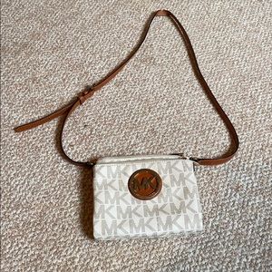 michael kors leather crossbody